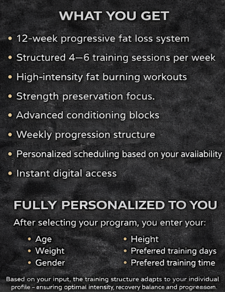 12 Week Extreme Cut – Advanced Fat Loss Training Program