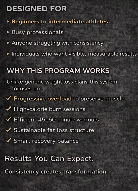 F4ZA 8 Week Fat Loss Program – Burn Fat & Build Lean Muscle